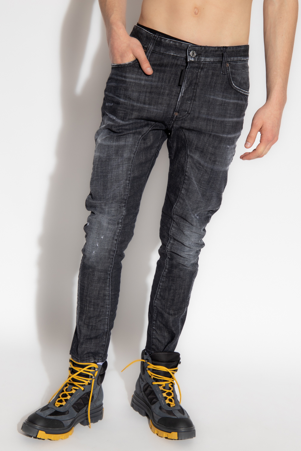 Grey 'Tidy Biker' jeans Dsquared2 - Vitkac Germany